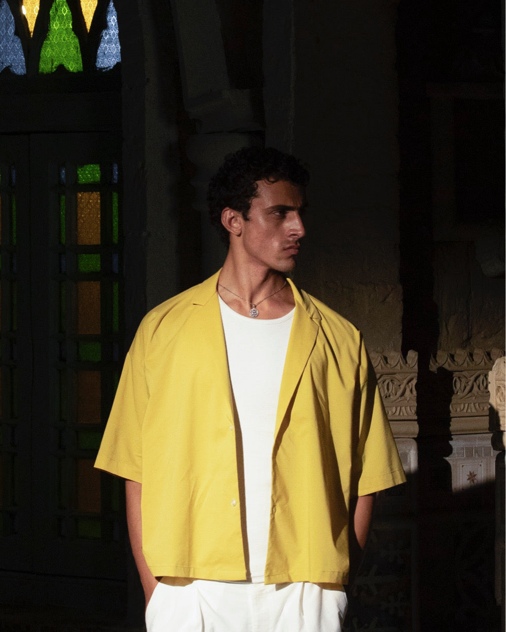 Mustard Safari Shirt