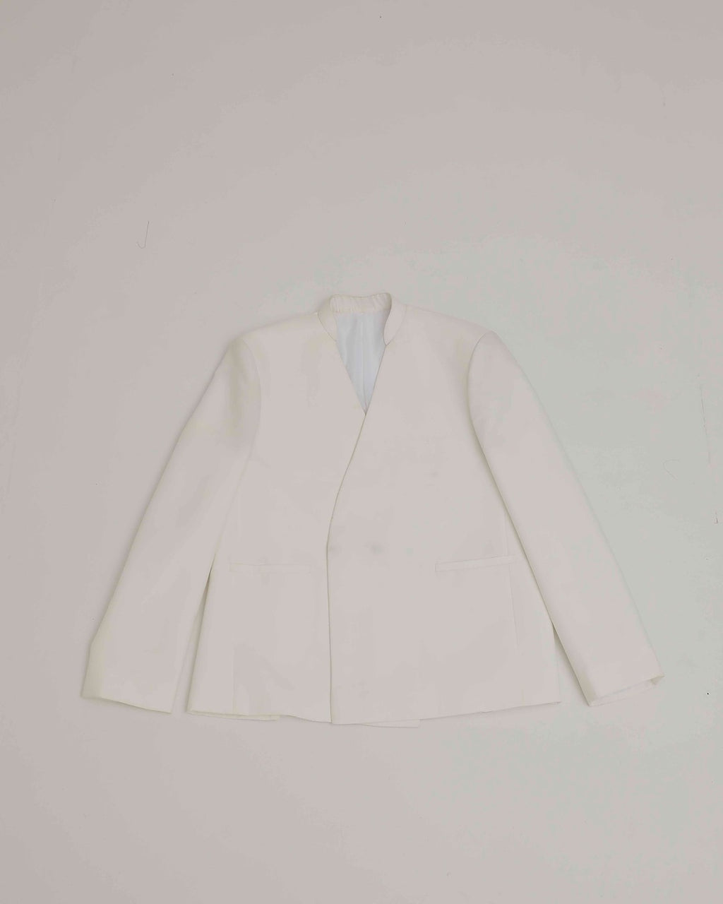 Ivory Wrap Blazer
