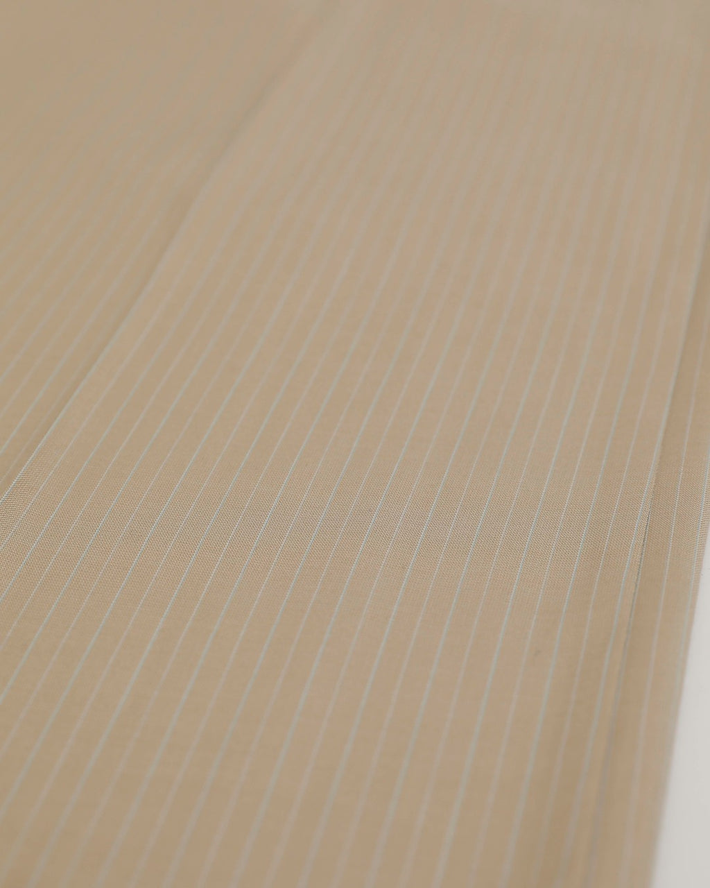 Beige Pinstripe Trousers