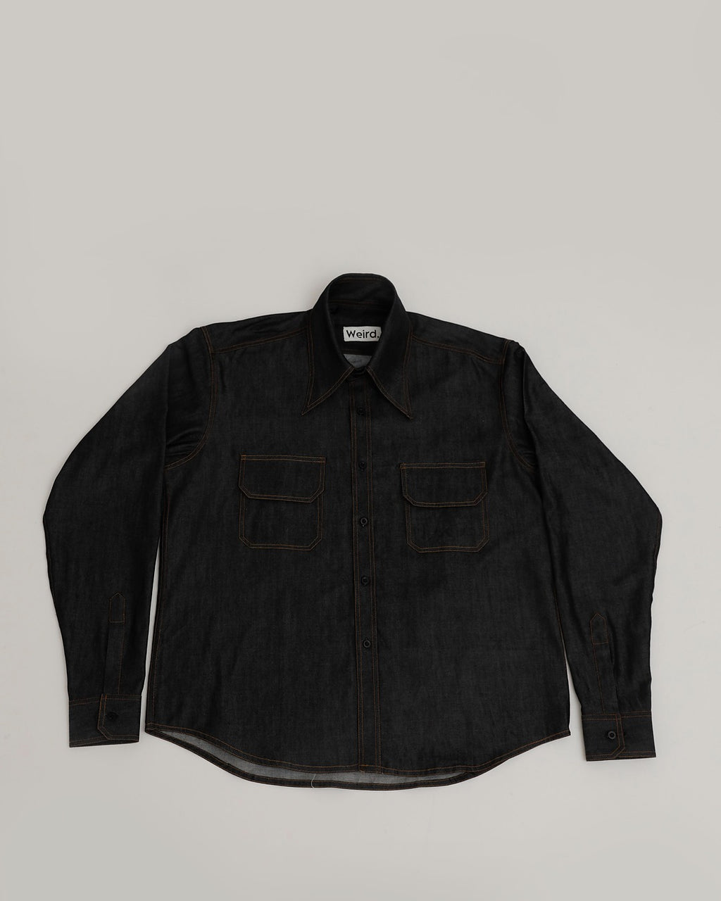 Blue Denim Utility Shirt