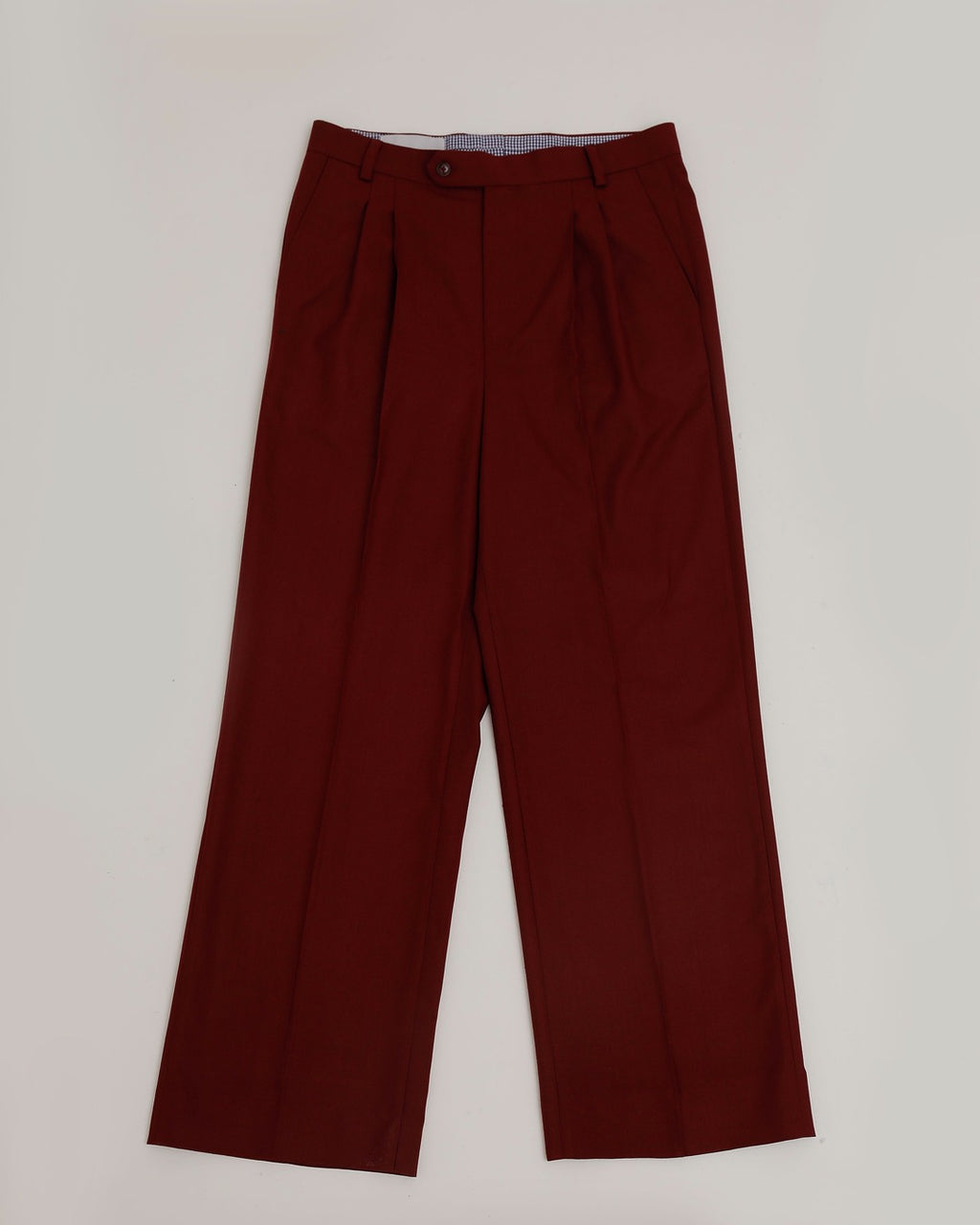 Oxblood Tailored Pants
