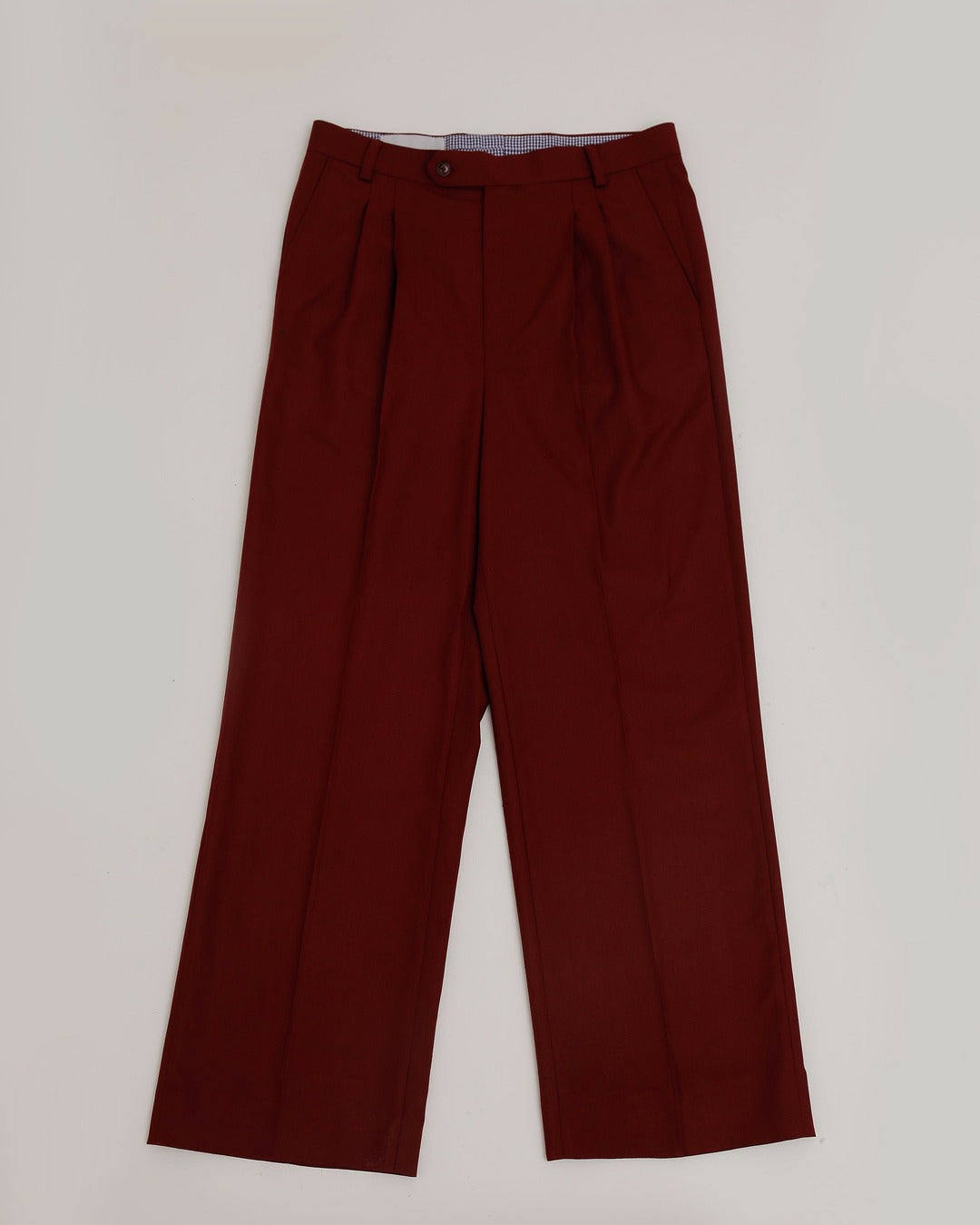 Oxblood Tailored Pants