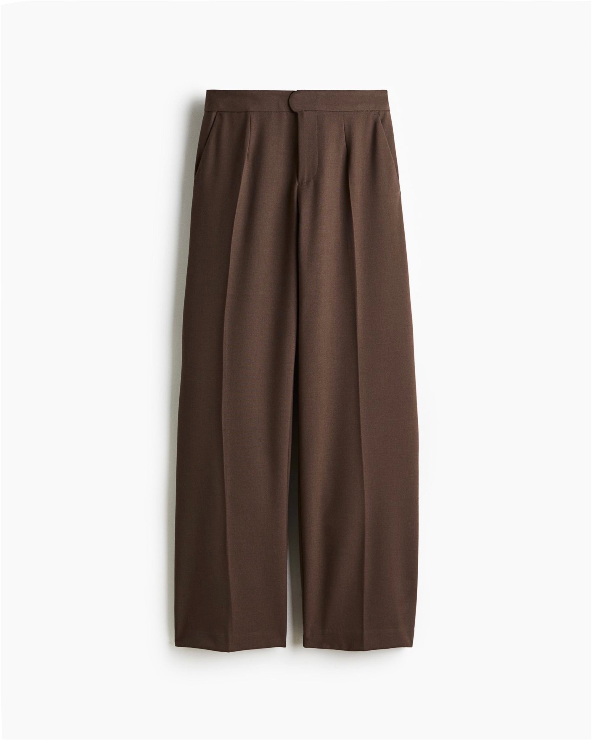 BROWN WIDE-LEG TROUSER