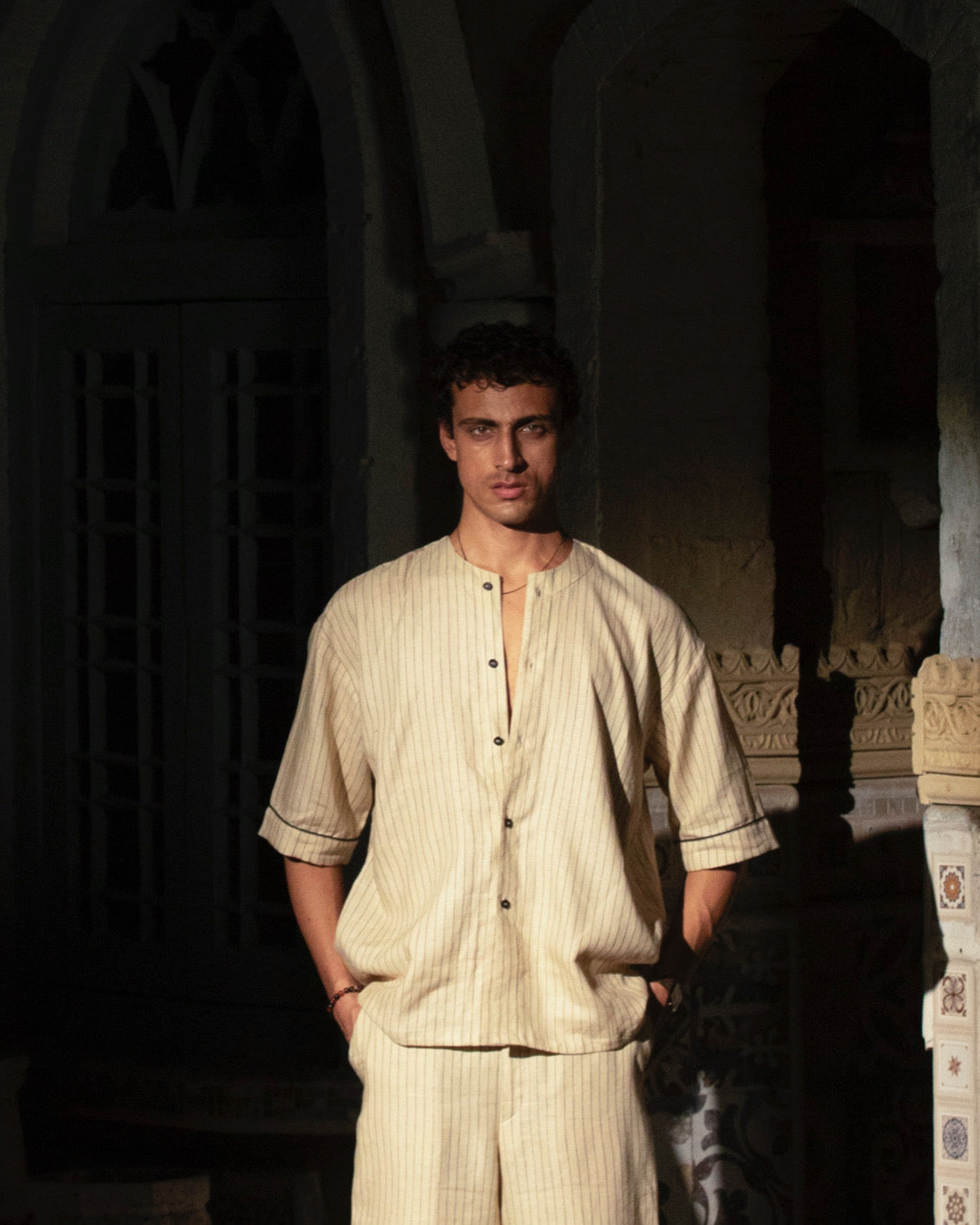 Sand Striped Shirt