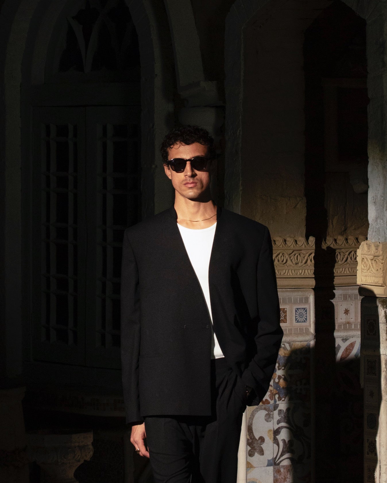 Midnight Wrap Blazer
