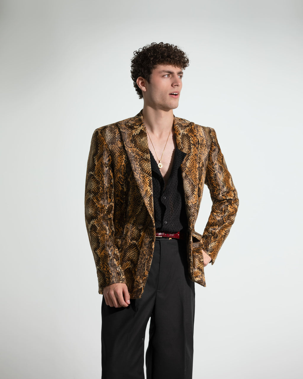 SNAKE EFFECT BLAZER