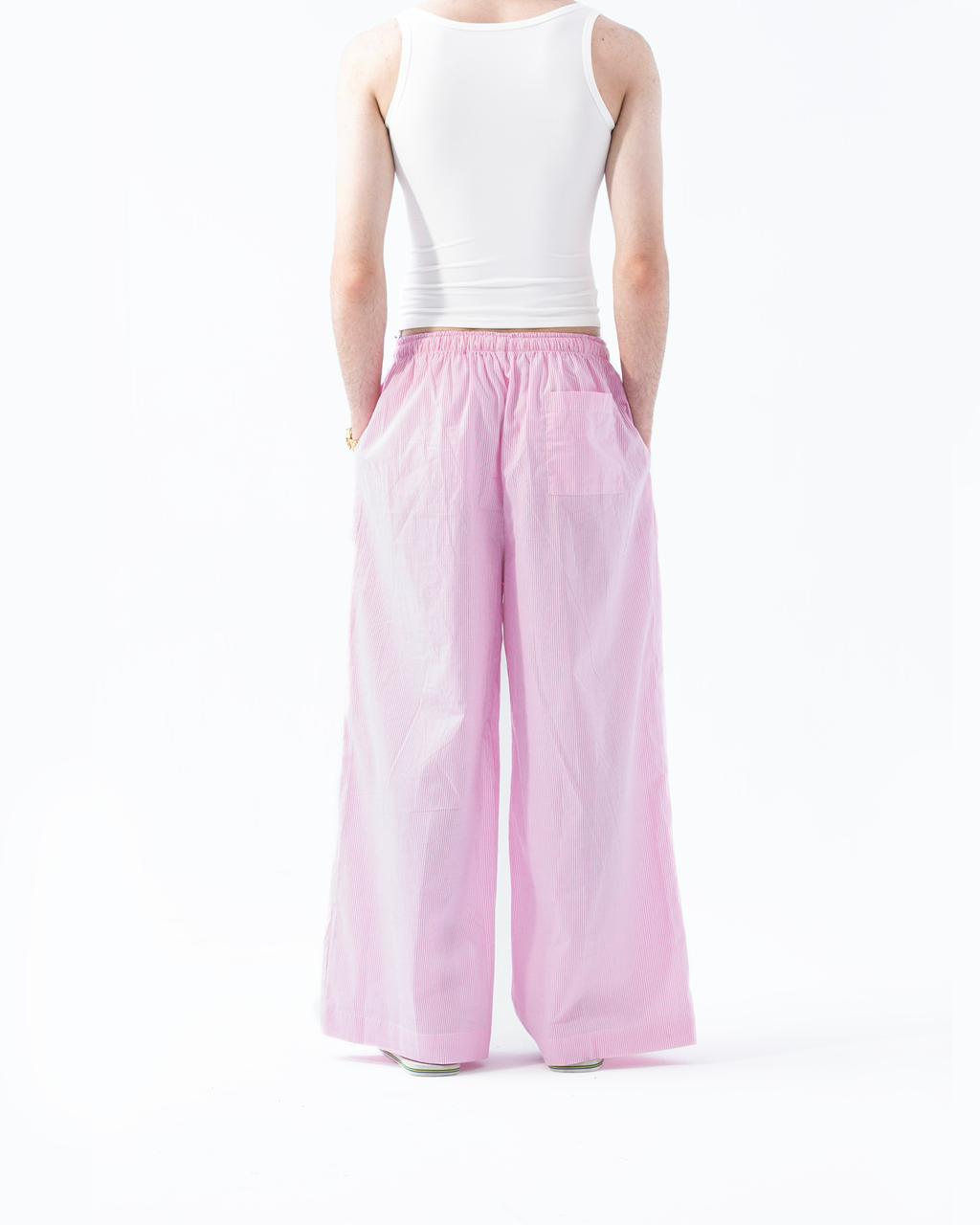 Pink Striped Trousers