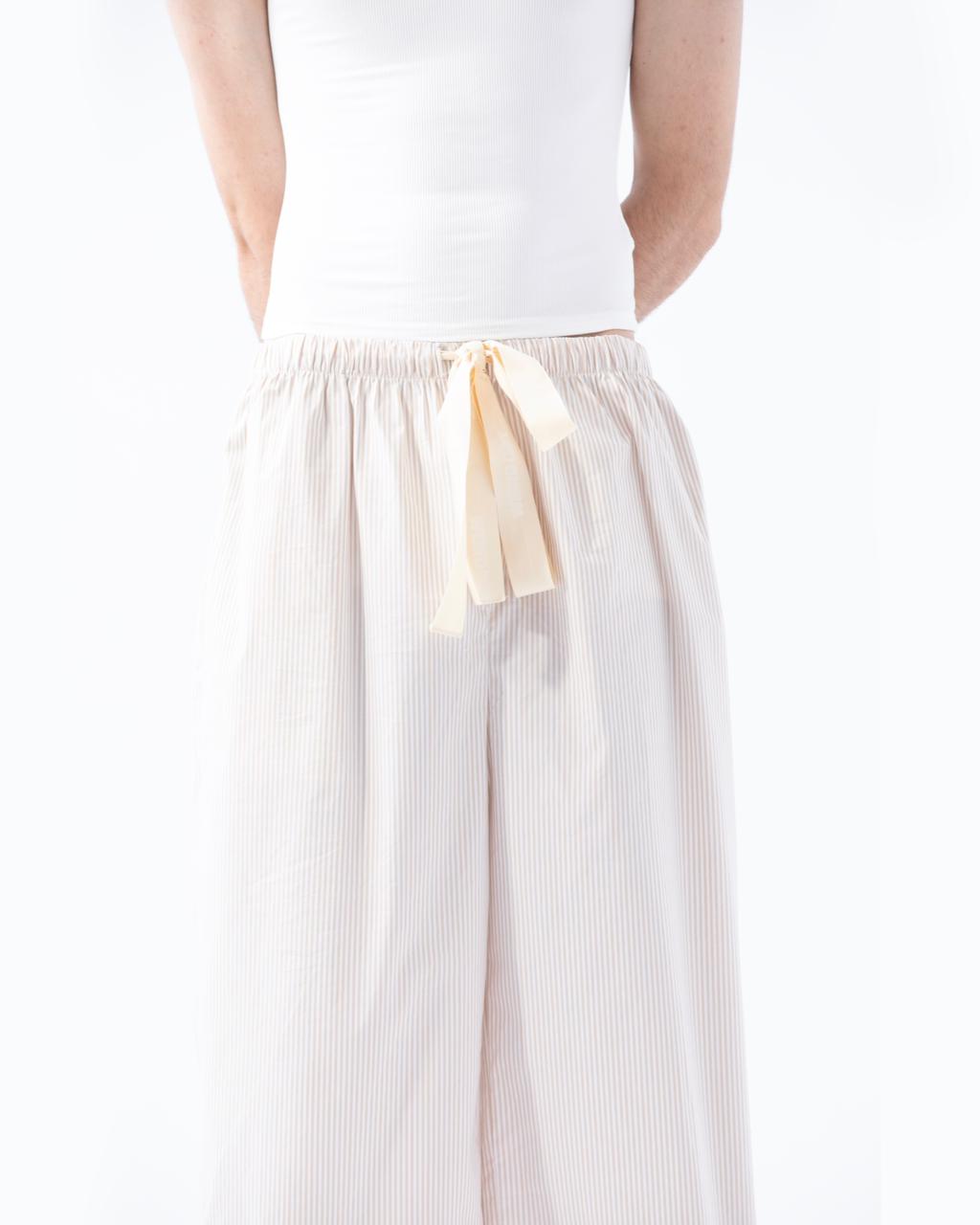 Light Brown Striped Trousers