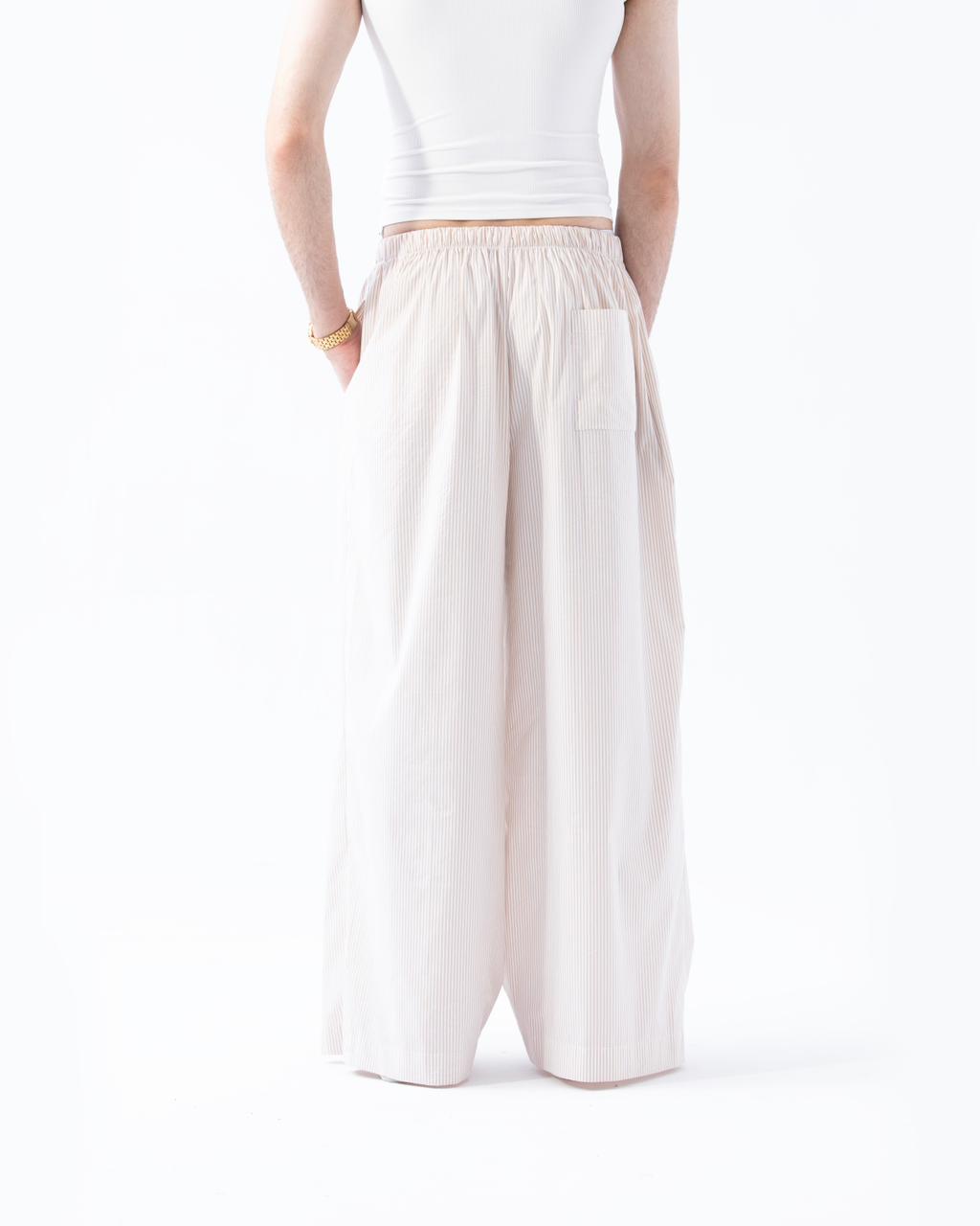 Light Brown Striped Trousers