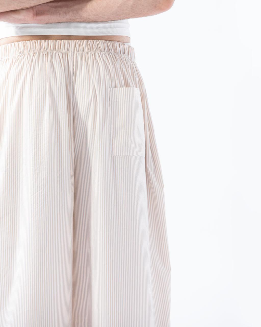 Light Brown Striped Trousers
